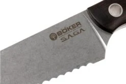 Böker 130381, Saga Bread Knife, Grenadill -Kai Shop BO130381 04 boker saga stonewash grandil bo130381 04
