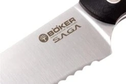 Böker 131281 Saga Bread Knife 23 Cm, Blue Satin Finish -Kai Shop BO131281 04 boker saga satin bo131281 04