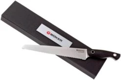Böker 131281 Saga Bread Knife 23 Cm, Blue Satin Finish -Kai Shop BO131281 09 boker saga satin bo131281 09