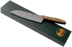 Due Cigni 1896, 2C1005NO Santoku 18 Cm, Walnut Wood -Kai Shop DG2C1005NO 06 due signi 1896