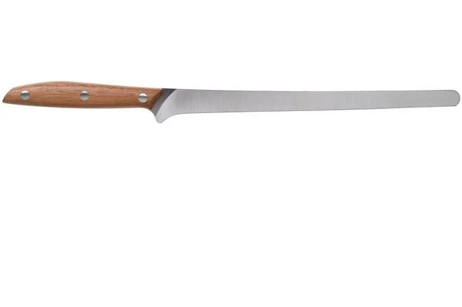 Due Cigni 1896, 2C1013NO Ham Knife 24 Cm, Walnut Wood 2 Due Cigni 1896, 2C1013NO Ham Knife 24 Cm, Walnut Wood - Image 2
