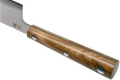 Due Cigni Hakucho Santoku 16.5 Cm, Olive Wood -Kai Shop DG2C505OL 04 due cigni