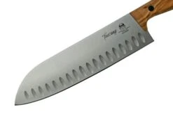 Due Cigni Tuscany DG2C760-18OL Santoku 18 Cm Olive Wood -Kai Shop DG2C760 18OL 03 duecigni