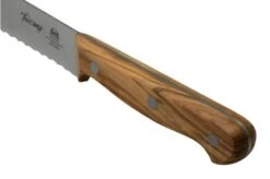 Due Cigni Tuscany 2C761-20OL Bread Knife 20 Cm Olive Wood -Kai Shop DG2C761 20OL 04 duecigni