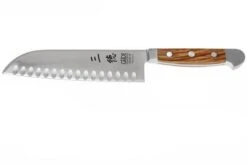 Güde Alpha Olive Santoku With Granton Edge, X546/18