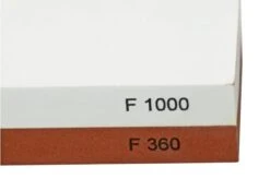 Helle Sharpening Stone L 300311 Sharpening Stone Grain 360/1000, Leather Sheath -Kai Shop HE300311 03 helle