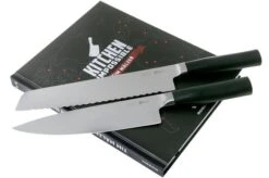 Kai Tim Malzer Kamagata Monster Set TMK-CB22, 2-piece Knife Set Chef's Knife And Bread Knife + Cook Book