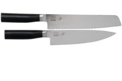 Kai Tim Malzer Kamagata Monster Set TMK-CB22, 2-piece Knife Set Chef's Knife And Bread Knife + Cook Book -Kai Shop KATMK CB22 03 kai shun