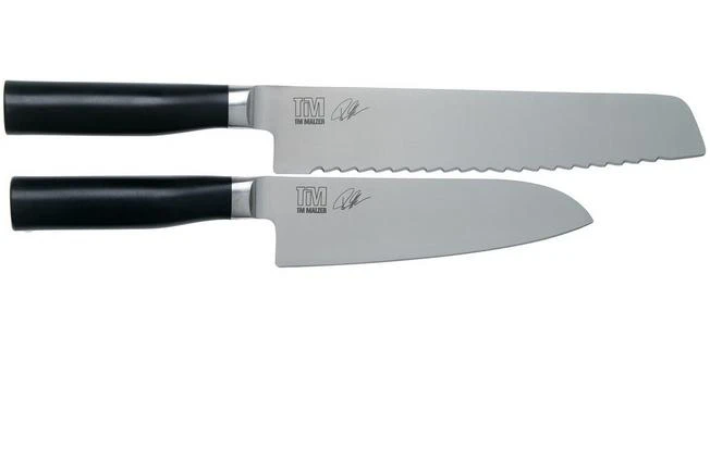Kai Tim Malzer Kamagata Monster Set TMK-SB22, 2-piece Knife Set Santoku And Bread Knife + Cook Book 3 Kai Tim Malzer Kamagata Monster Set TMK-SB22, 2-piece Knife Set Santoku And Bread Knife + Cook Book - Image 3