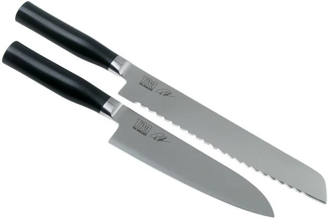 Kai Tim Malzer Kamagata Monster Set TMK-SB22, 2-piece Knife Set Santoku And Bread Knife + Cook Book 4 Kai Tim Malzer Kamagata Monster Set TMK-SB22, 2-piece Knife Set Santoku And Bread Knife + Cook Book - Image 4