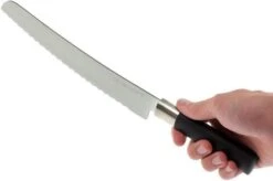 Kai Wasabi Black Bread Knife 23cm 6723B -Kai Shop KAWB 6723B 07 kai wasabi black broodmes kawb 6723b 07