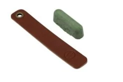 KNAFS Leather Strop And Stropping Compound Green, Ultra Fine