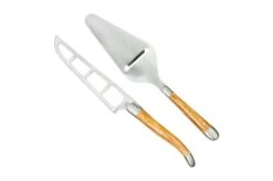 Forge De Laguiole CPMOIN Cheese Set, Olive Wood