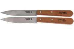 Opinel Paring Knives, Set Of 2 N°102, Carbon Steel