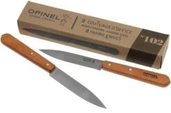 Opinel Paring Knives, Set Of 2 N°102, Carbon Steel -Kai Shop OP001222 07 opinel no 102 op001222 07
