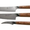 PUMA IP Small Chef, Santoku, Paring Knife 821212, 3-piece Knife Set