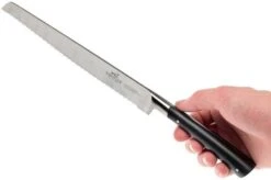 Lion Sabatier Edonist Bread Knife 20 Cm, Black, 807180 -Kai Shop SA807180 07 lion sabatier edonist sa807180 07