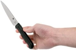 Spyderco Paring Knife K05PBK, 11.4 Cm -Kai Shop SPK05PBK 06 spyderco kitchen