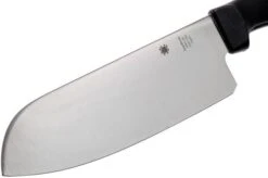 Spyderco K08PBK Santoku 16.5 Cm, Black -Kai Shop SPK08PBKB 03 spyderco kitchen