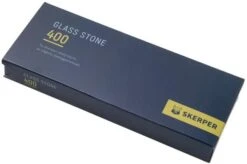 Skerper Glass Stone SVGS0400 Sharpening Stone, 400 Grit -Kai Shop SVGS0400 03 skerper glass stone