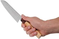 Sakai Takayuki Santoku 33-Layer Damascus Hammered WA 17 Cm -Kai Shop TA07472 06 sakai takayuki