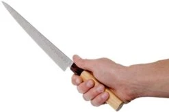 Sakai Takayuki Carving Knife 33-Layer Damascus Hammered WA 25 Cm -Kai Shop TA07477 06 sakai takayuki