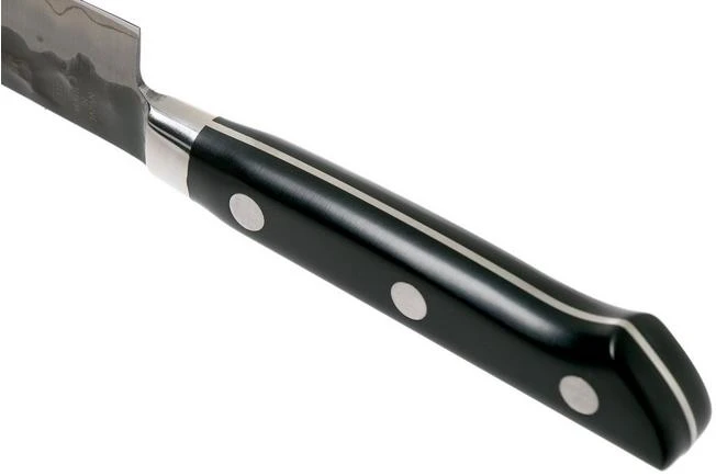 Tojiro DP 3-layer Hammered Blade Utility Knife 13 Cm, F-1101 4 Tojiro DP 3-layer Hammered Blade Utility Knife 13 Cm, F-1101 - Image 4