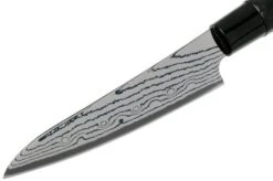 Tojiro Shippu Black Damascus Utility Knife 13 Cm, FD-1592 -Kai Shop TJFD 1592 03 tojiro sippu black