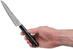 Tojiro Shippu Black Damascus Utility Knife 13 Cm, FD-1592 -Kai Shop TJFD 1592 06 tojiro sippu black 1