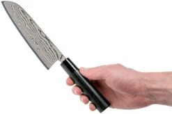 Tojiro Shippu Black Damascus Santoku 17 Cm, FD-1597 -Kai Shop TJFD 1597 06 tojiro sippu black 1