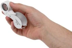 TSPROF 40x 25 Mm Pocket Magnifier With LED Light -Kai Shop TSMS1800290 04 tsprof