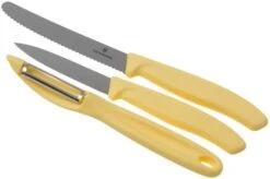 Victorinox SwissClassic 6.7116.31L82 3-piece Vegetable Knife Set, Yellow