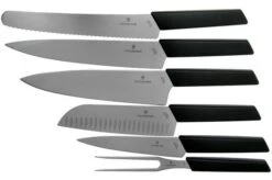 Victorinox Swiss Modern 6-piece Knife Set Black, 6.7186.63 7 Victorinox Swiss Modern 6-piece Knife Set Black, 6.7186.63 -Kai Shop VT6 7186 63 04 victorinox