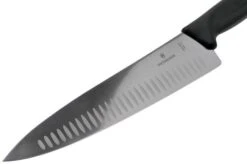 Victorinox SwissClassic 6.8023.25G Carving Knife With Dimples 25 Cm, Black -Kai Shop VT6 8023 25G 03 victorinox