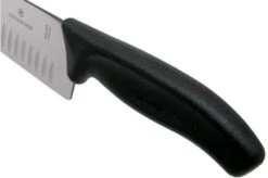 Victorinox SwissClassic 6.8023.25G Carving Knife With Dimples 25 Cm, Black -Kai Shop VT6 8023 25G 05 victorinox