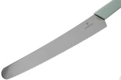 Victorinox Swiss Modern 6.9076.26W44B Bread Knife 26cm, Mint Green -Kai Shop VT6 9076 26W44B 03 victorinox