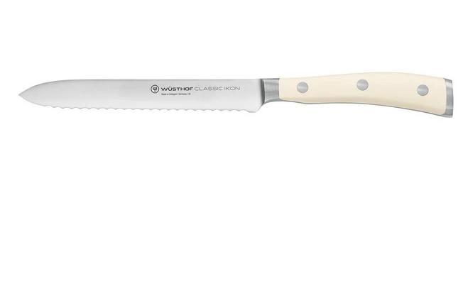 Wüsthof Classic Ikon Crème Sausage Knife 14 Cm, 1040431614 1 Wüsthof Classic Ikon Crème Sausage Knife 14 Cm, 1040431614