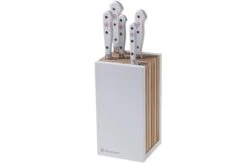 Wüsthof Classic White 5-piece Knife Set Version Santoku Including Block, 1090270501