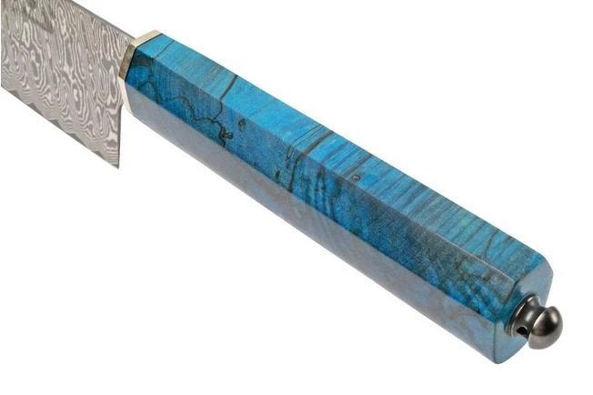 Xin Cutlery XinCraft XC132 Chef's Knife Blue Spalted Maple Tail Pin 20 Cm 6 Xin Cutlery XinCraft XC132 Chef's Knife Blue Spalted Maple Tail Pin 20 Cm - Image 6