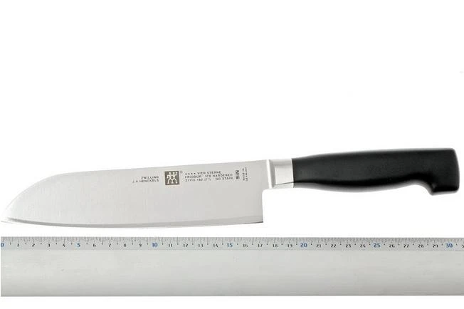 Zwilling J.A. Henckels Four Star Santoku Knife 7" 4 Zwilling J.A. Henckels Four Star Santoku Knife 7" - Image 4