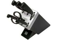 Zwilling J.A. Henckels Four Star SharpBlock 35145-007, 7-piece Knife Block Black Ash Wood -Kai Shop ZW35145 007 05 zwilling