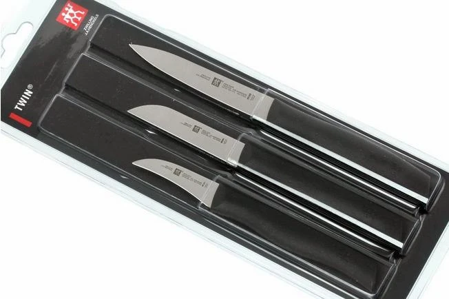 Zwilling Twin Grip Peeling Knife Set, 3-pcs, 38737-000 1 Zwilling Twin Grip Peeling Knife Set, 3-pcs, 38737-000